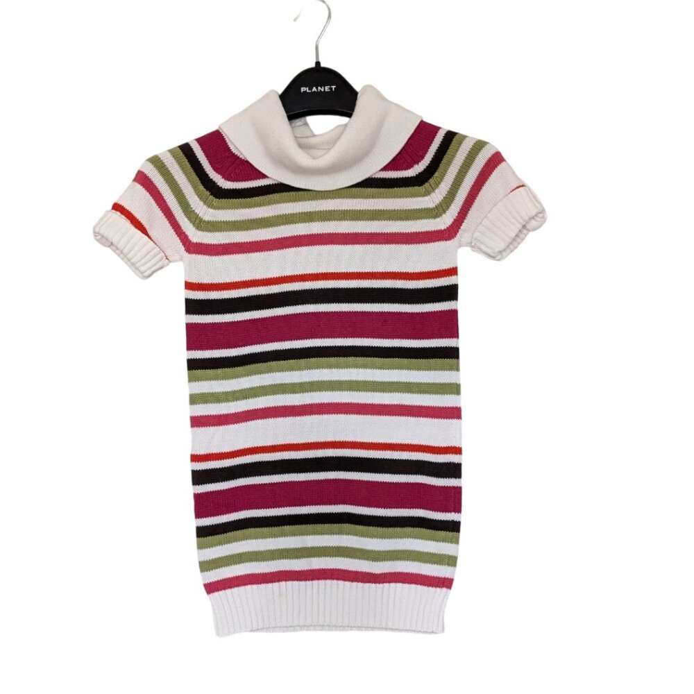 GYMBOREE Girl's 100% Cotton Turtleneck Short-Sleeve Tunic Ages 5-6